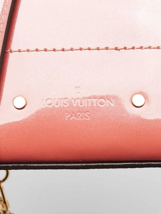 Louis Vuitton Monogram Coated Canvas and Rose Vernis Hot Springs Backpack Bag